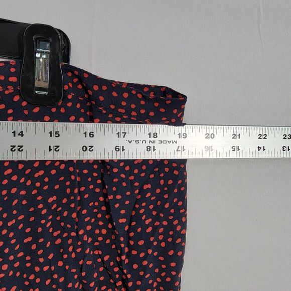 NWT Free Assembly Black and Red Polka Dot Slip Skirt Viscose Women XXXL - Picture 6 of 7